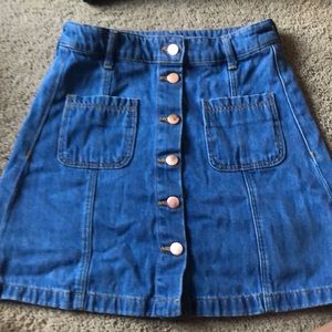 jean skirt